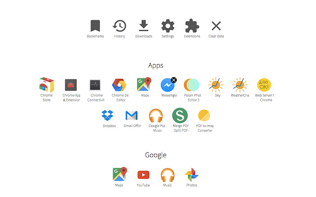 StartApp  from Chrome web store to be run with OffiDocs Chromium online