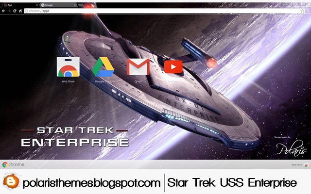 Star Trek. USS Enterprise  from Chrome web store to be run with OffiDocs Chromium online
