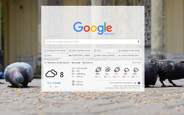 Start Weather  from Chrome web store to be run with OffiDocs Chromium online