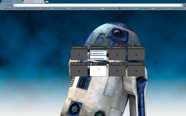 Star Wars R2D2 Theme  from Chrome web store to be run with OffiDocs Chromium online