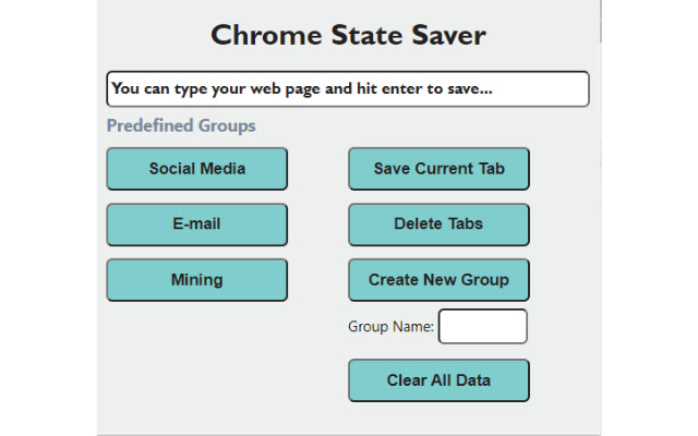 State Saver For Chrome  from Chrome web store to be run with OffiDocs Chromium online