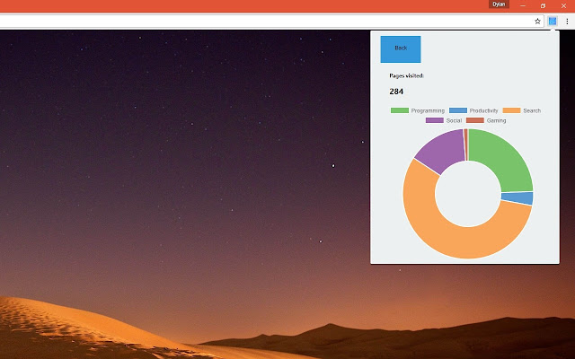 StatusFrost Statistics on Your Browsing  from Chrome web store to be run with OffiDocs Chromium online