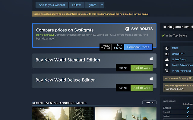 Steam Cheap Games  from Chrome web store to be run with OffiDocs Chromium online