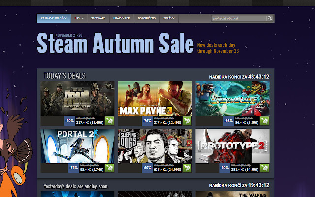 Steam CZK de Chrome web store se ejecutará con OffiDocs Chromium en línea