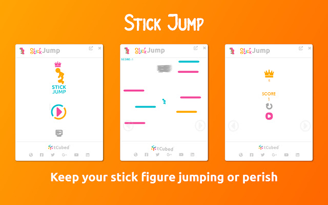 Stick Jump  from Chrome web store to be run with OffiDocs Chromium online