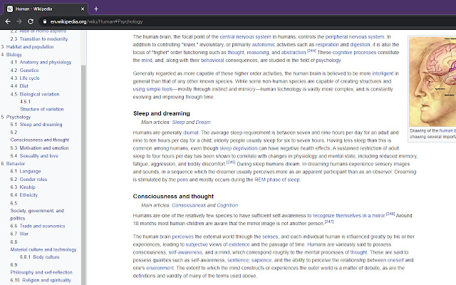 Sticky Wiki (Improved Wikipedia)  from Chrome web store to be run with OffiDocs Chromium online