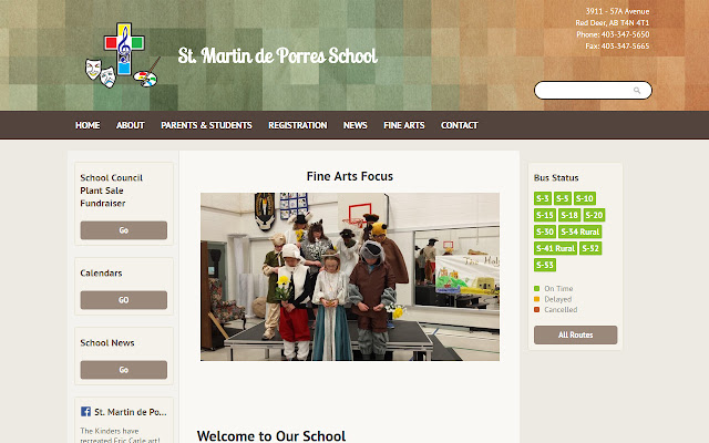 St. Martin de Porres School  from Chrome web store to be run with OffiDocs Chromium online