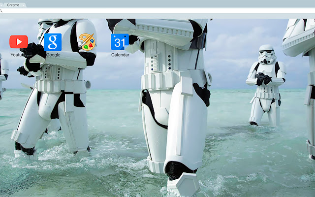 Stormtrooper in water (Star Wars Theme)  from Chrome web store to be run with OffiDocs Chromium online