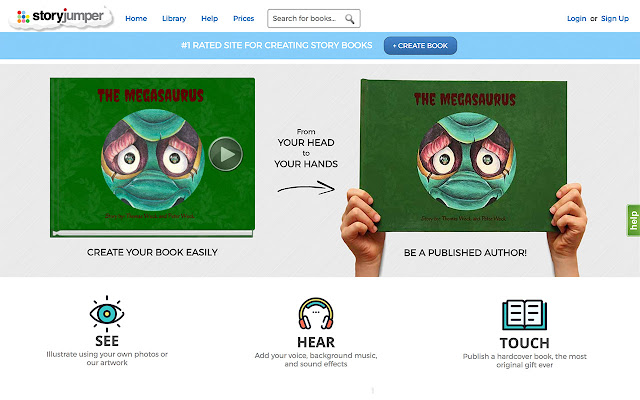 StoryJumper Create  Read Story Books  from Chrome web store to be run with OffiDocs Chromium online