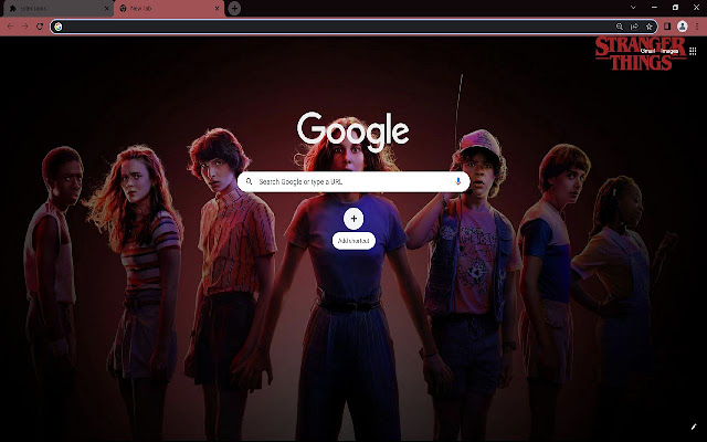 Stranger Things Browser Theme  from Chrome web store to be run with OffiDocs Chromium online