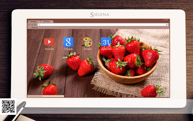 Strawberry (Sielena theme)  from Chrome web store to be run with OffiDocs Chromium online