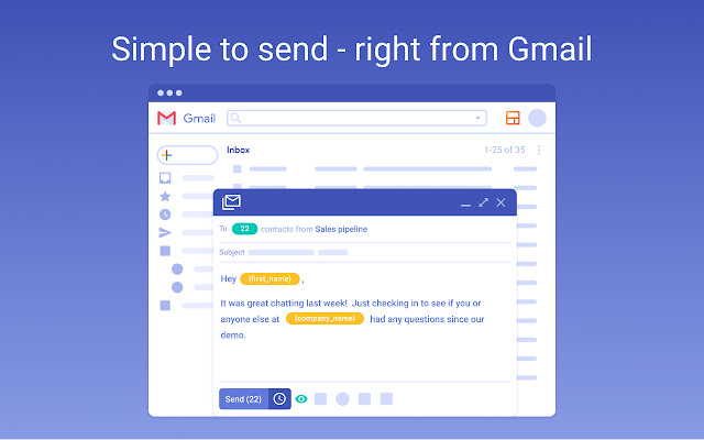 Streak Mail Merge for Gmail  from Chrome web store to be run with OffiDocs Chromium online