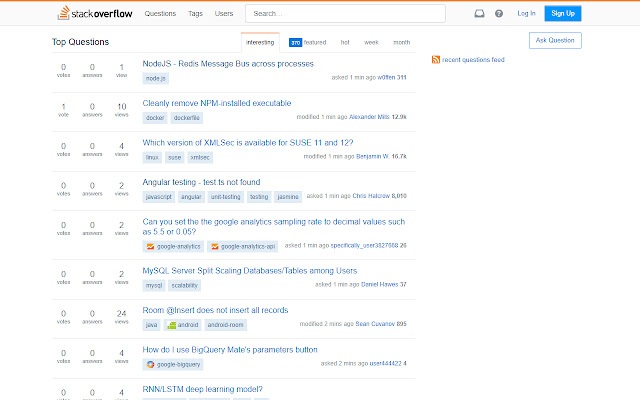 Strictly Stack Overflow  from Chrome web store to be run with OffiDocs Chromium online