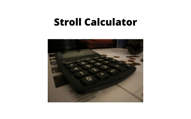 stroll Calculator  from Chrome web store to be run with OffiDocs Chromium online