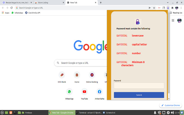 Strong Password maker  from Chrome web store to be run with OffiDocs Chromium online