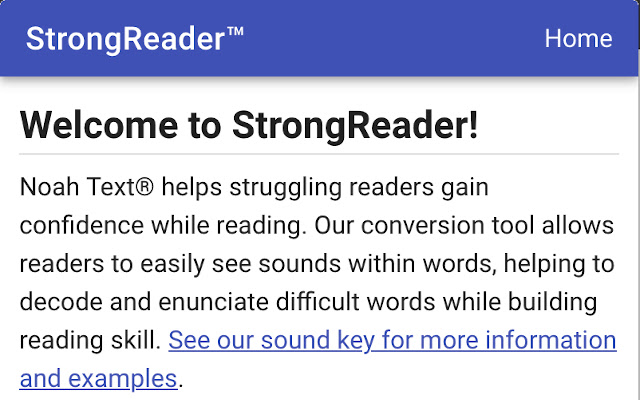 StrongReader  from Chrome web store to be run with OffiDocs Chromium online