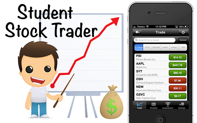 Student Stock Trader  from Chrome web store to be run with OffiDocs Chromium online