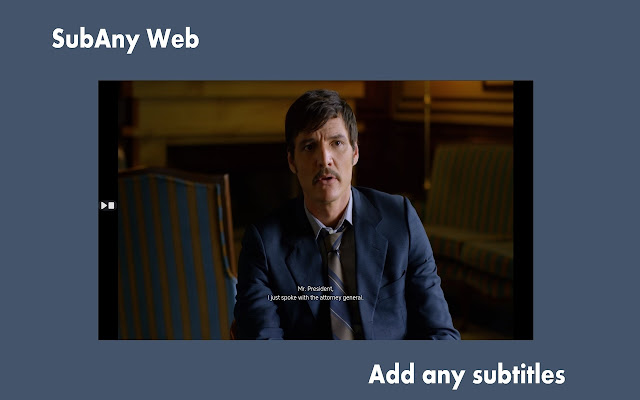 SubAny Web  from Chrome web store to be run with OffiDocs Chromium online