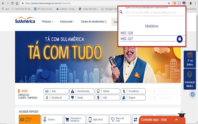 SulAmérica Jira  from Chrome web store to be run with OffiDocs Chromium online