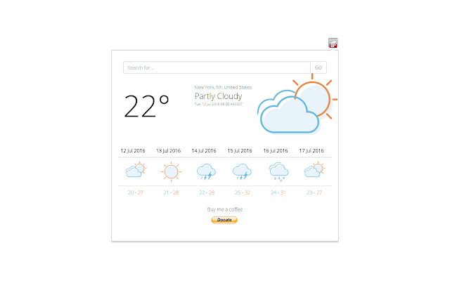 Sunny  from Chrome web store to be run with OffiDocs Chromium online