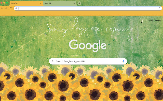 Sunny Days Theme  from Chrome web store to be run with OffiDocs Chromium online