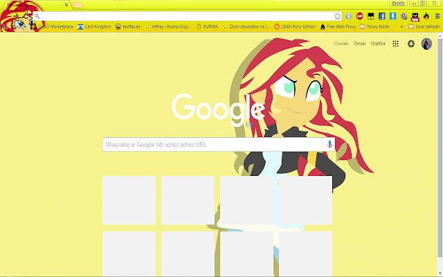 Sunset Shimmer Theme  from Chrome web store to be run with OffiDocs Chromium online