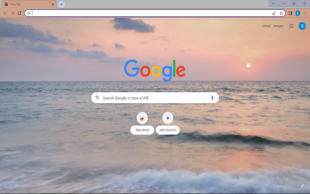 Sunset Shore Theme  from Chrome web store to be run with OffiDocs Chromium online