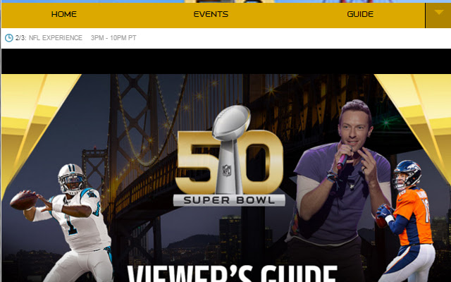 SuperBowl 50  from Chrome web store to be run with OffiDocs Chromium online