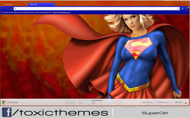 SuperGirl by toxic  from Chrome web store to be run with OffiDocs Chromium online