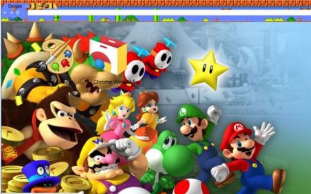 Super Mario  from Chrome web store to be run with OffiDocs Chromium online