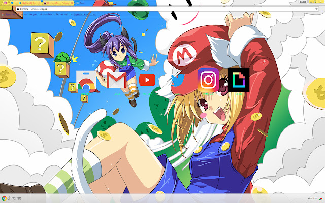 SUPER MARIO SISTERS (ART) | HOT CUTE GIRLS  from Chrome web store to be run with OffiDocs Chromium online