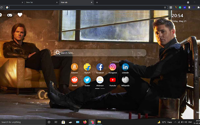 Supernatural Wallpaper HD New Tab Theme  from Chrome web store to be run with OffiDocs Chromium online