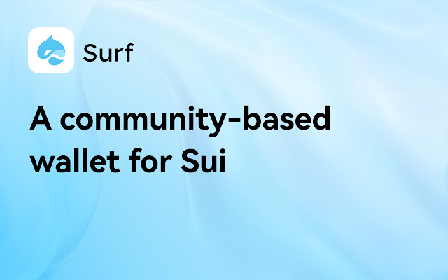 Surf Sui Wallet  from Chrome web store to be run with OffiDocs Chromium online