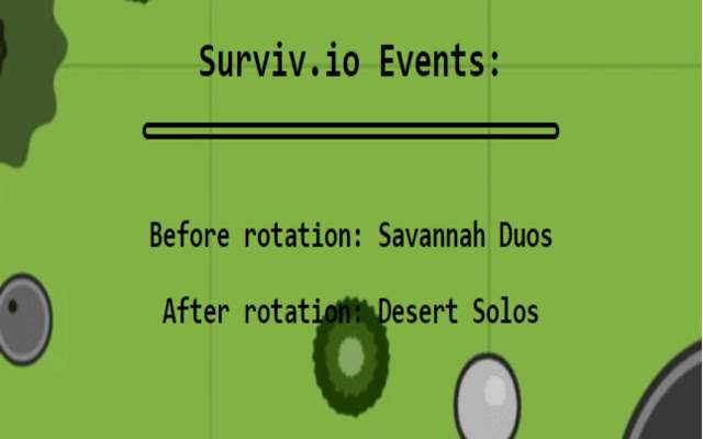 Surviv.io Event Checker  from Chrome web store to be run with OffiDocs Chromium online