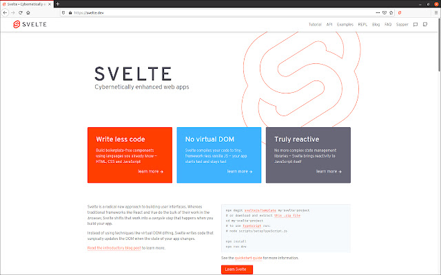 Svelte Detector  from Chrome web store to be run with OffiDocs Chromium online