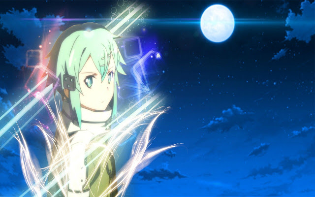 Sword Art Online 2 Sinon Theme  from Chrome web store to be run with OffiDocs Chromium online