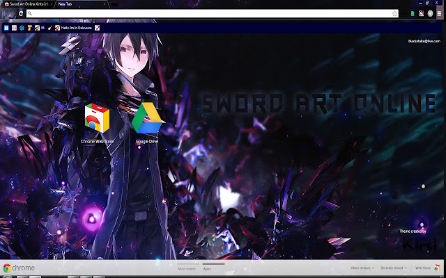 Sword Art Online Kirito Infection  from Chrome web store to be run with OffiDocs Chromium online