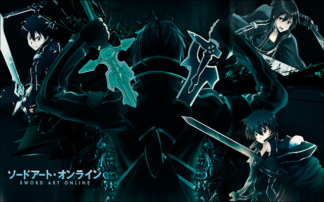 Sword Art Online Kirito Theme  from Chrome web store to be run with OffiDocs Chromium online