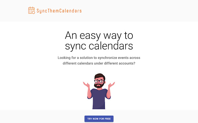 SyncThemCalendars  from Chrome web store to be run with OffiDocs Chromium online