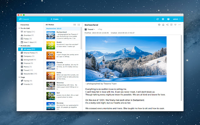 Synology Note Station  from Chrome web store to be run with OffiDocs Chromium online