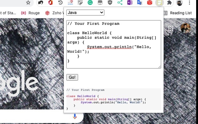 Syntax Highlight  from Chrome web store to be run with OffiDocs Chromium online