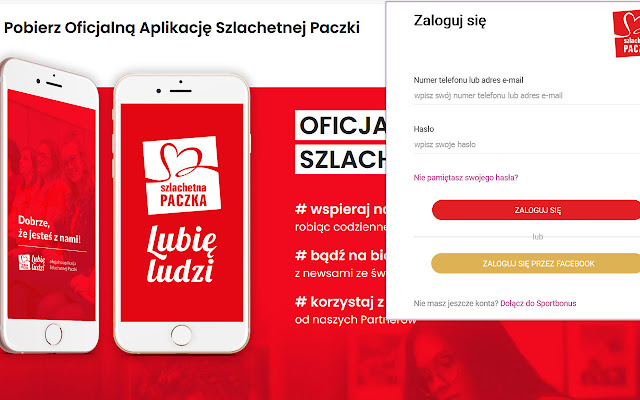 Szlachetna Paczka  from Chrome web store to be run with OffiDocs Chromium online