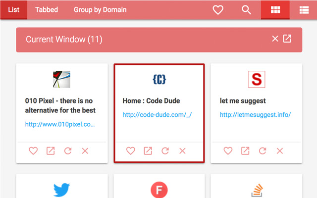 Tabbie : easy tab viewer  from Chrome web store to be run with OffiDocs Chromium online