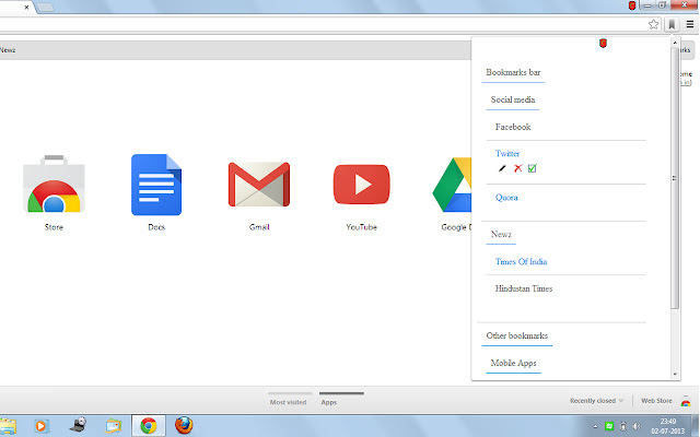 Tab Bundle  from Chrome web store to be run with OffiDocs Chromium online