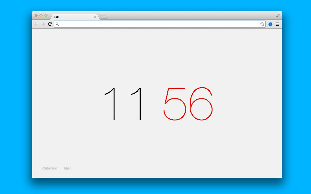 Tab Clock  from Chrome web store to be run with OffiDocs Chromium online