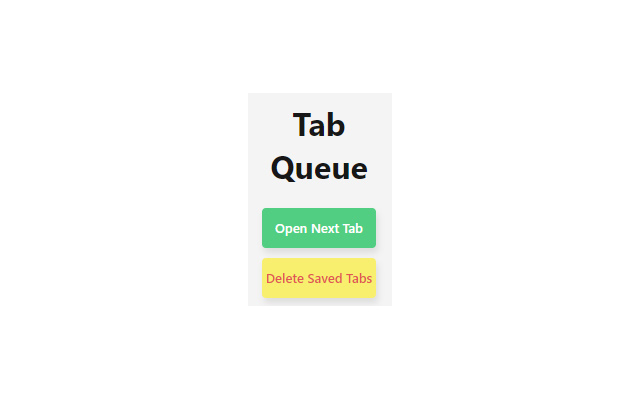 Tab Queue  from Chrome web store to be run with OffiDocs Chromium online