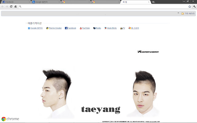 Taeyang theme  from Chrome web store to be run with OffiDocs Chromium online