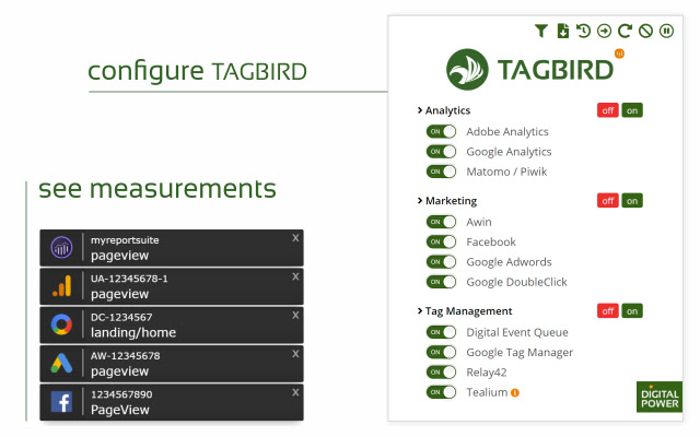 Tagbird  from Chrome web store to be run with OffiDocs Chromium online