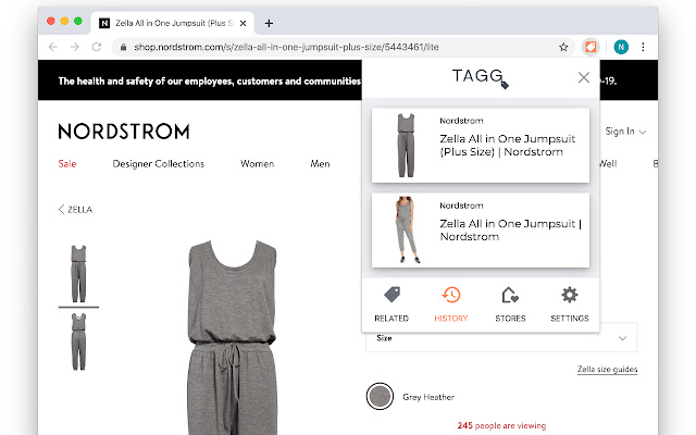 Tagg  from Chrome web store to be run with OffiDocs Chromium online