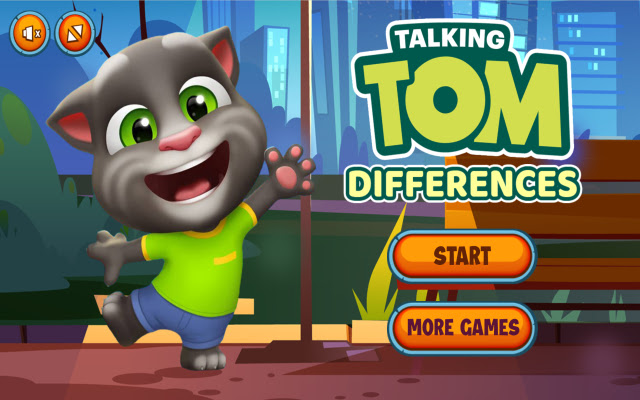 Talking Tom Differences Game  from Chrome web store to be run with OffiDocs Chromium online